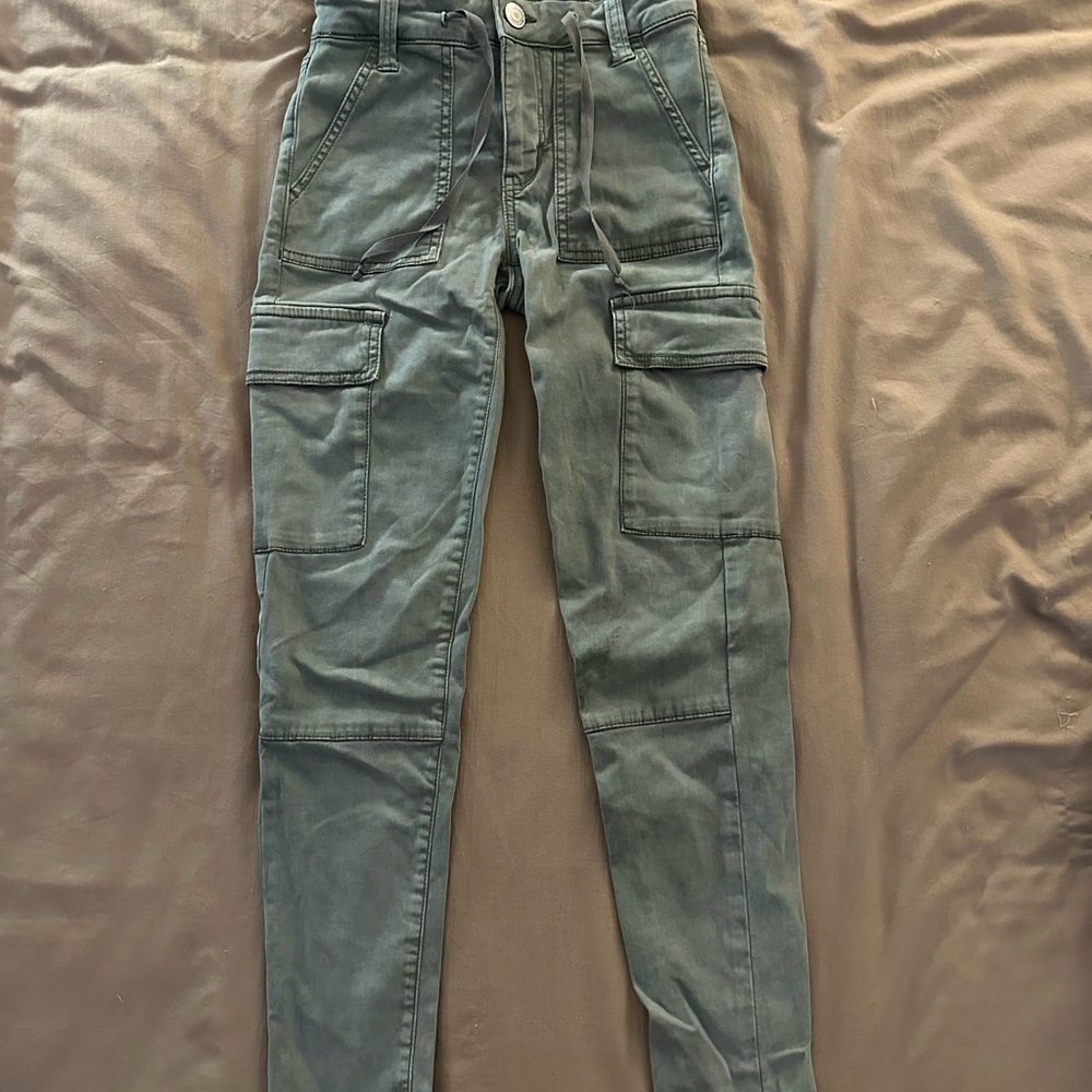 American Eagle Outfitters Green Skinny Jeans